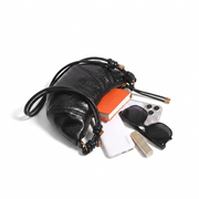 croissant bag black