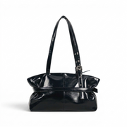 belt tote bag black