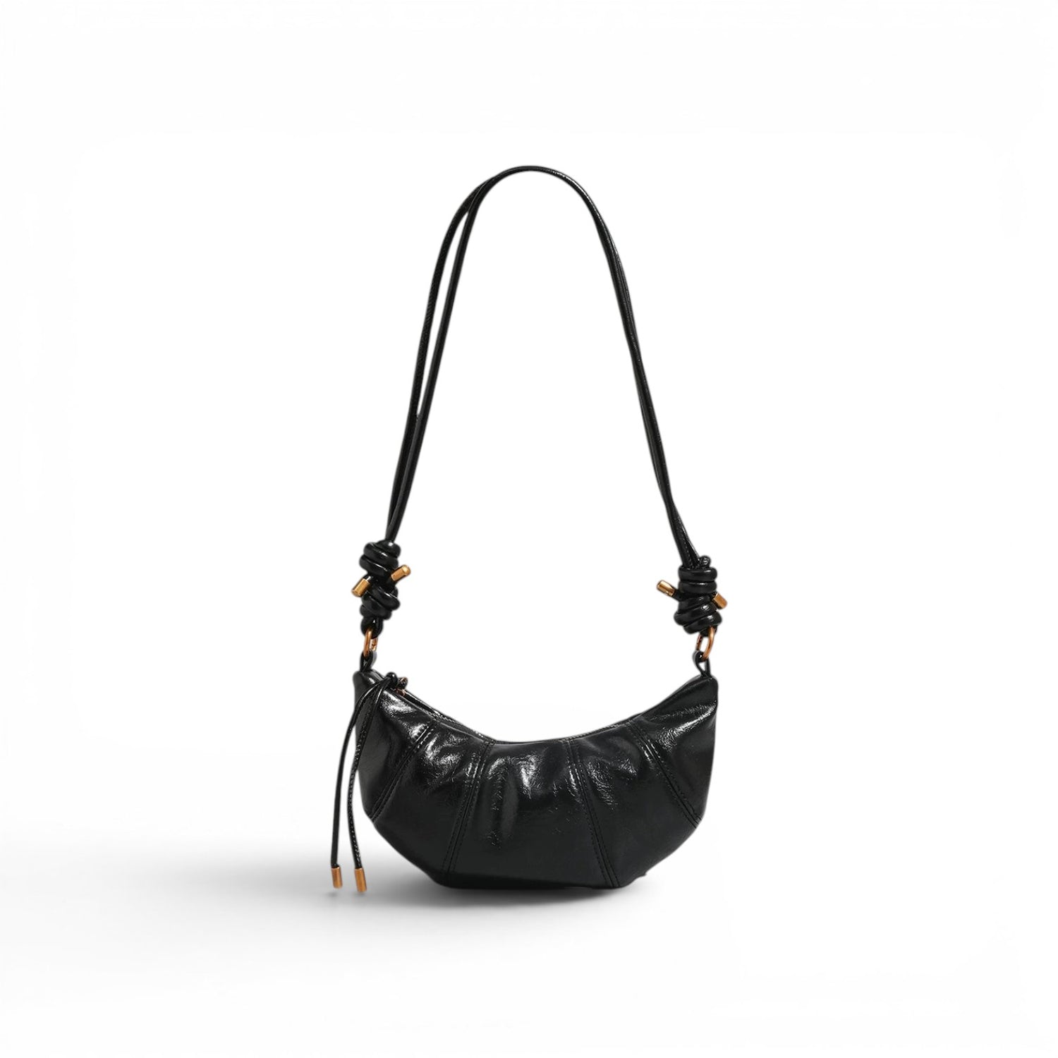 croissant bag black