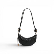 croissant bag black