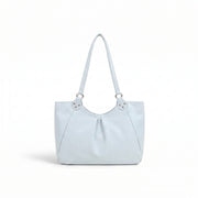 polka dot tote bag blue