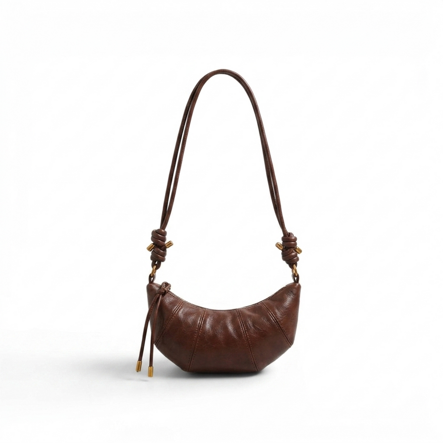 croissant bag brown