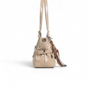 belt tote bag khaki