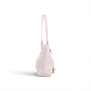 polka dot tote bag pink